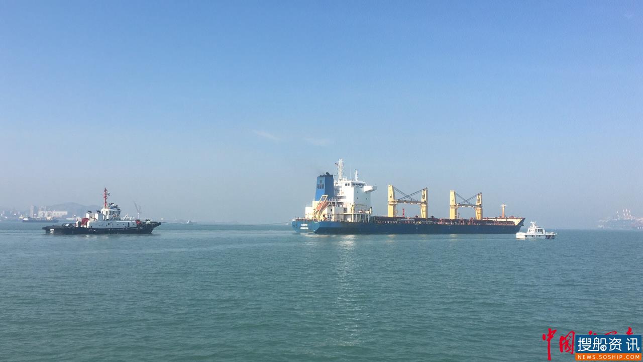 多方联动 周密部署 厦门海事局成功救助主机异常外轮