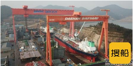 大韩造船获3艘LNG动力阿芙拉型油船订单