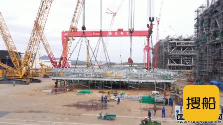 惠生海工Arctic LNG 2项目四号海工模块完成封顶