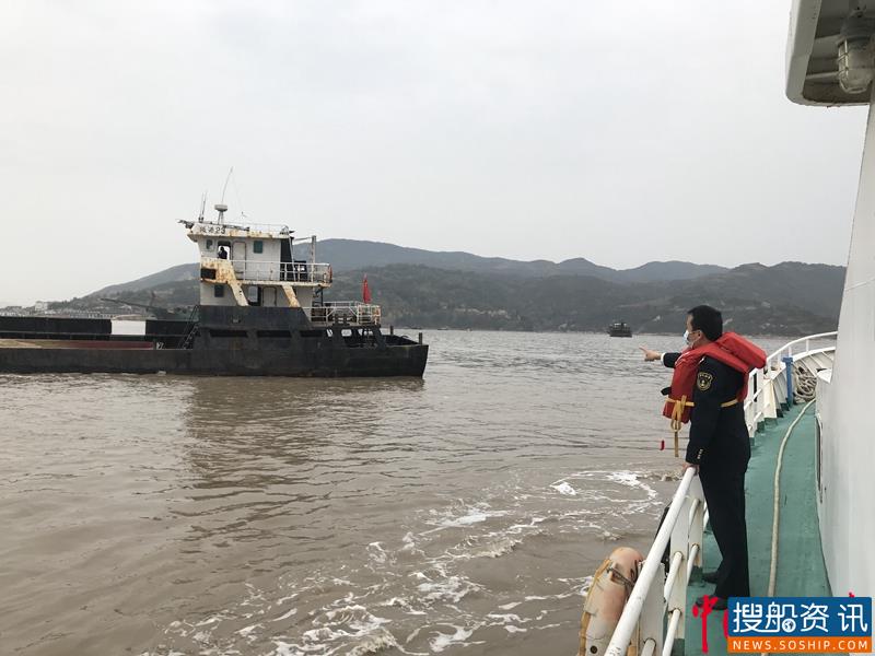 宁德福鼎海事处联合地方政府开展非法采运海砂综合整治行动