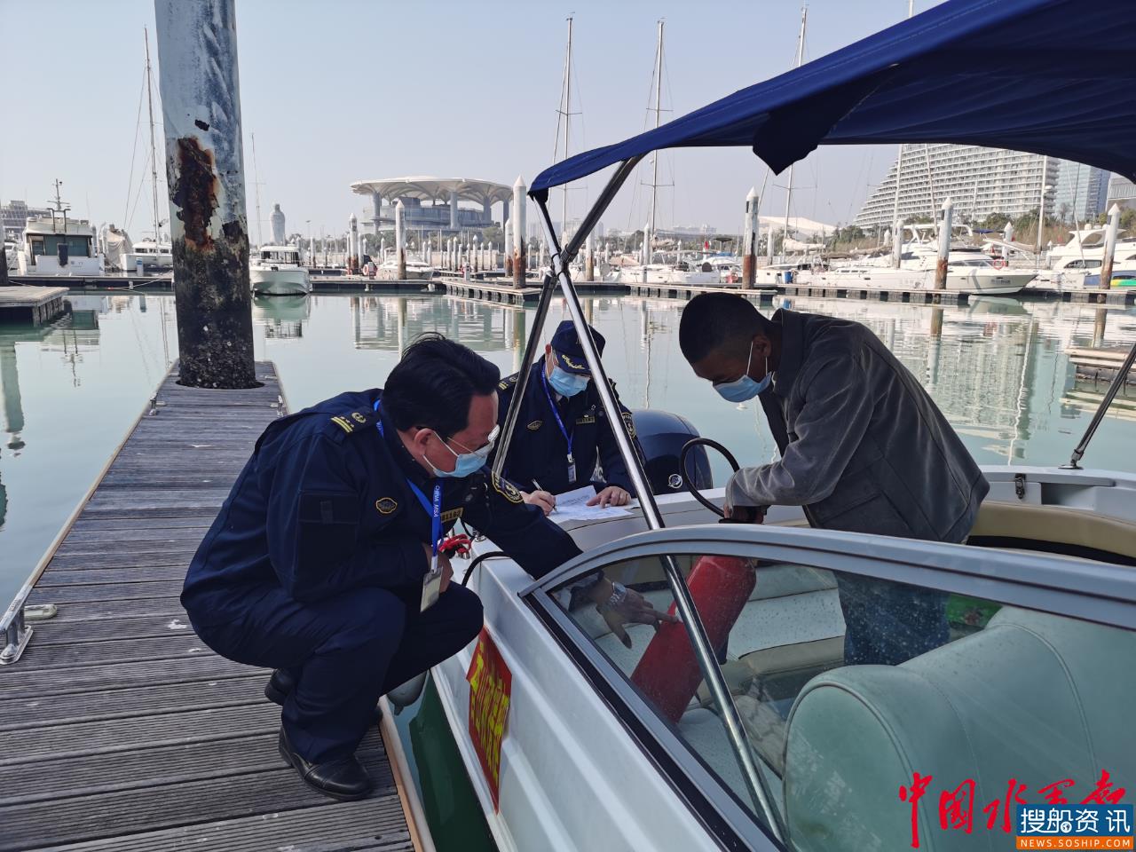 厦门鹭江海事处全面完成可航游艇集中检查