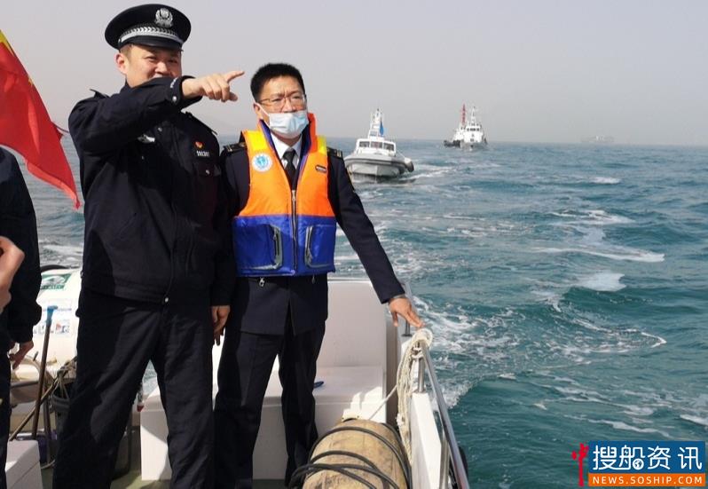青岛海事局协调多部门开展海上联合执法