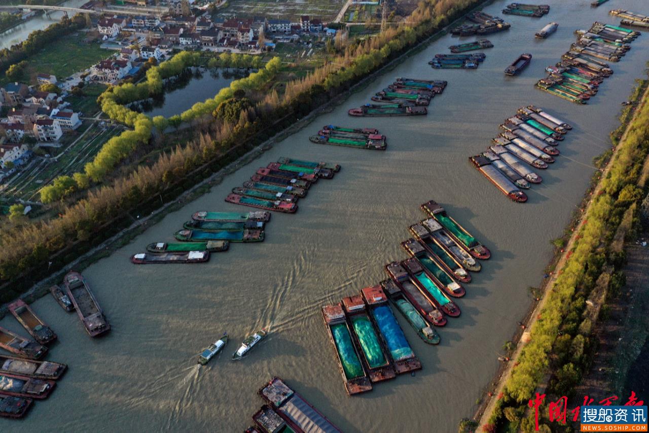 环太湖浙苏水上交通联合执法重拳整治运泥船