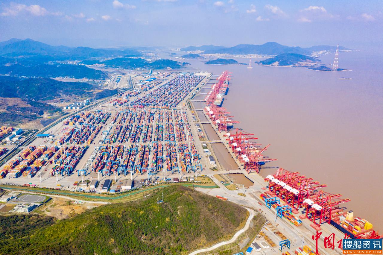 宁波舟山港一季度集装箱吞吐量同比增长25.1%