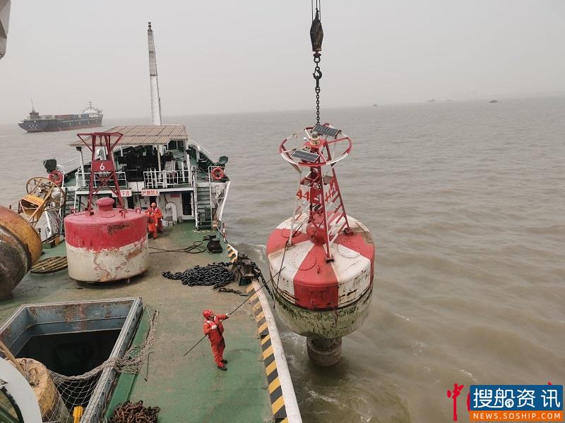 长江上海航道处依法进行航标损害索赔
