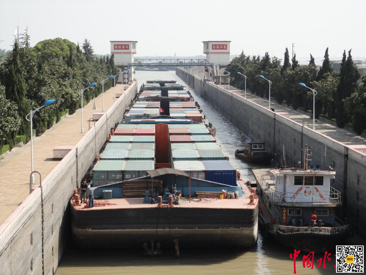 苏北运河一季度集装箱运输量增长迅猛