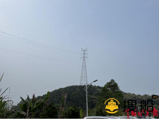 肇庆海事有力保障肇庆110kv红庄(平凤)输变电工程输电线路顺利“跨江”