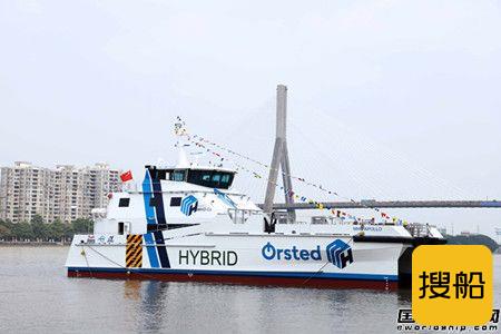英辉南方建造35米风电运维船“APOLLO”号下水