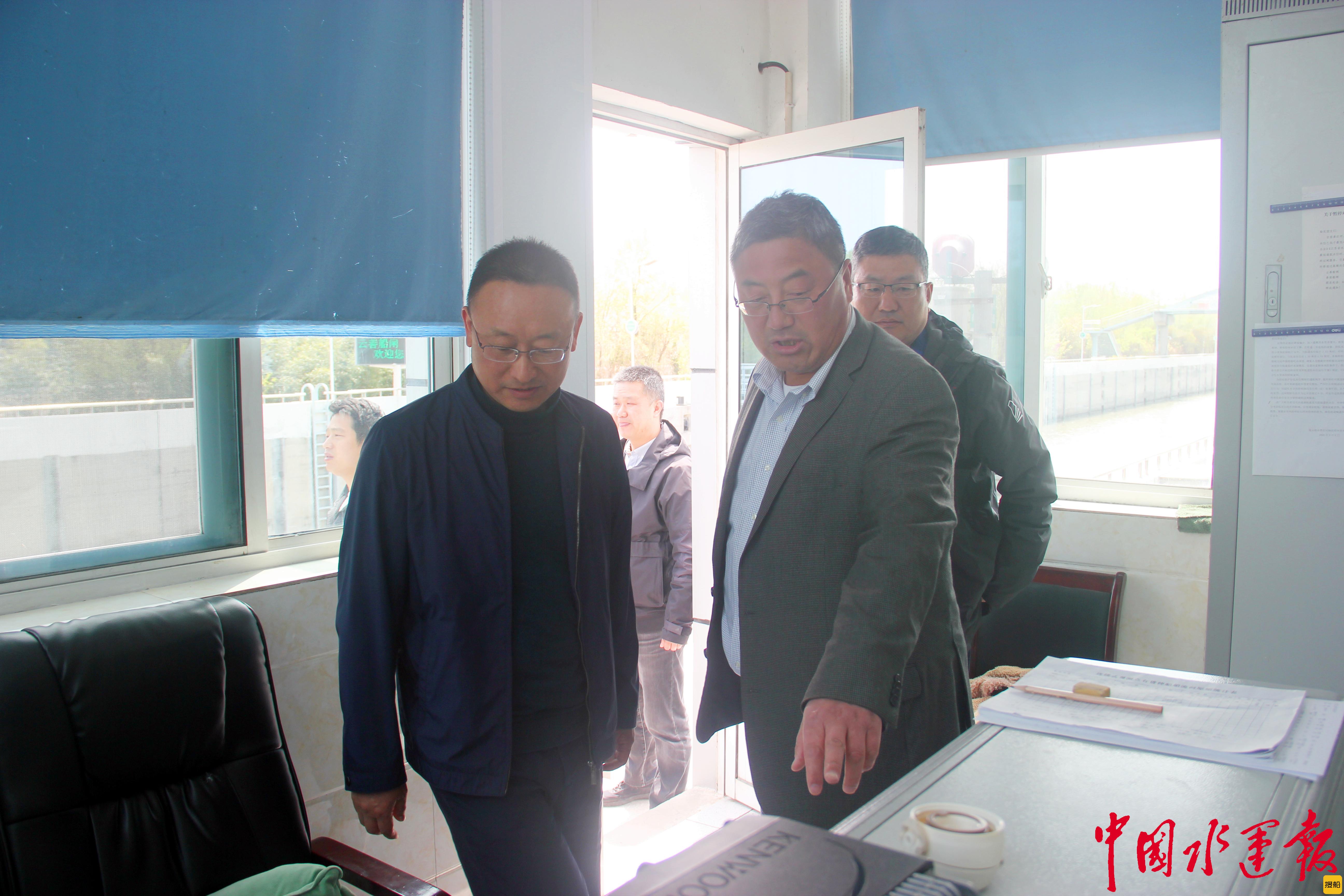 连云港善后河船闸与盐城刘庄船闸开展安全生产交流学习