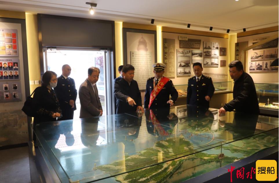 中国海员建设工会分党组成员武建光一行到青岛航标处调研指导工会建设等工作