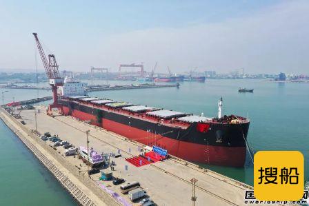 京鲁船业建造82000吨散货船“Canopus”号命名