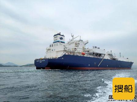 三星重工为GasLog建造首艘18万方LNG船开始海试