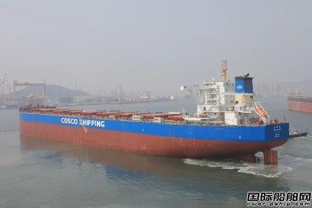 北船重工21万吨散货船2号船试航凯旋