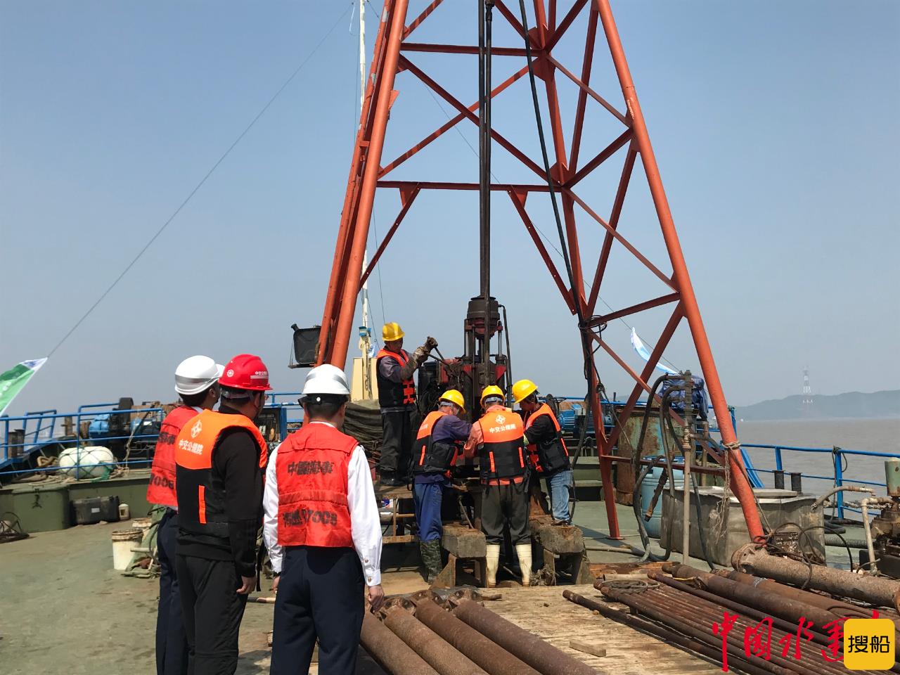 六横公路大桥二期工程海上地质勘察工作正式启动