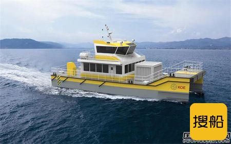江龙船艇开工建造20米全铝海上风电运维交通船