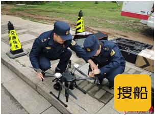 苏州交通执法支队首次开展水陆空联合演练