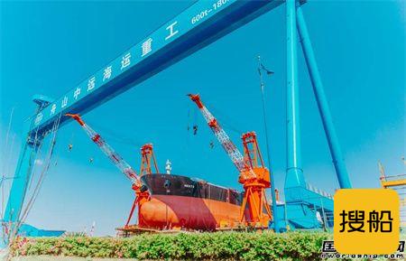 舟山中远海运重工在新造船使用无人机代替人工检验作业