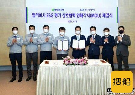 现代重工和数据公司合作为转包公司信用“打分”评级