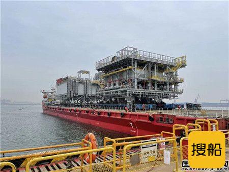中远海运工程第三次承接巴西石油海工模块运输项目