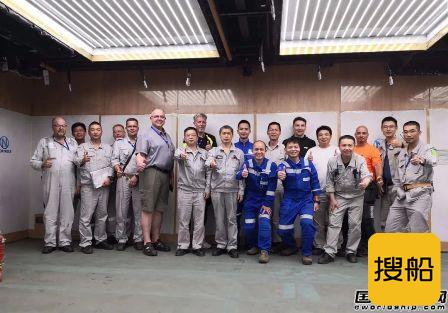 厦船重工2800客邮轮型客滚船顺利完成一次试航