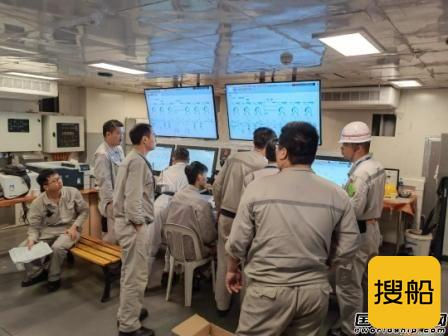 厦船重工2800客邮轮型客滚船顺利完成一次试航