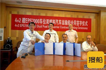 南京金陵船厂接获6艘7000车位双燃料汽车船订单