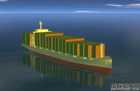黄埔文冲为中联航运建造1930TEU集装箱船首制船开工