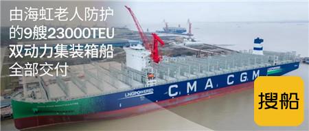 海虹老人为中国建造9艘全球最大双燃料箱船提供定制化涂装