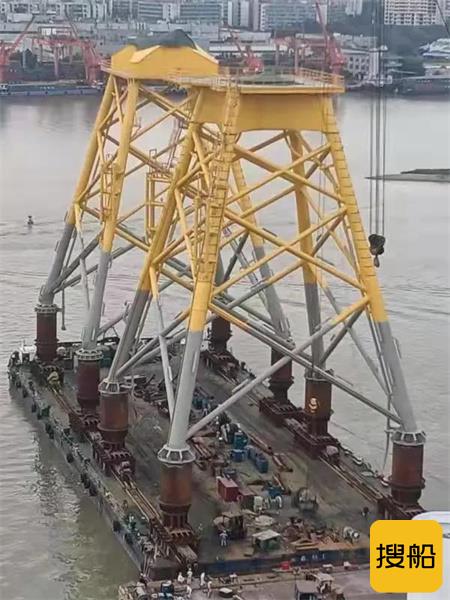 广东中远海运重工再交付2套海上风电导管架产品