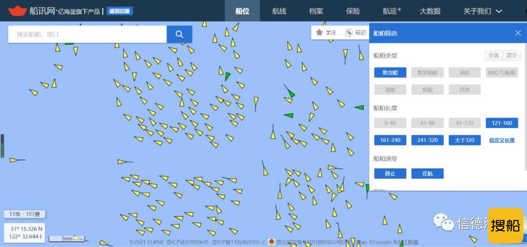 570艘！大量散货船中国海域排队创7年来最高水平