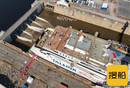 Rauma船厂为Tallink建造最大双燃料客滚船下水