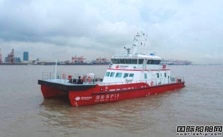 华海造船一艘海上风电运维船试航成功