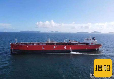 江南造船交付西南海运第3艘86000方VLGC