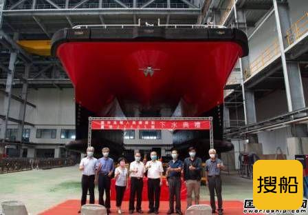 龙德工业为台湾港务港勤建造一艘风电运维船下水
