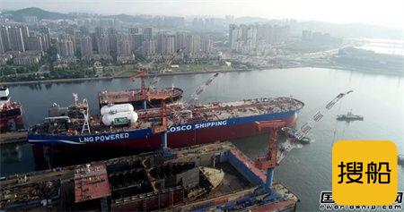 大船集团建造全球首艘LNG双燃料VLCC开启试航之旅