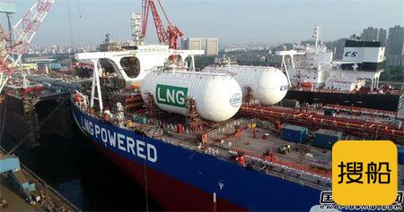 大船集团建造全球首艘LNG双燃料VLCC开启试航之旅