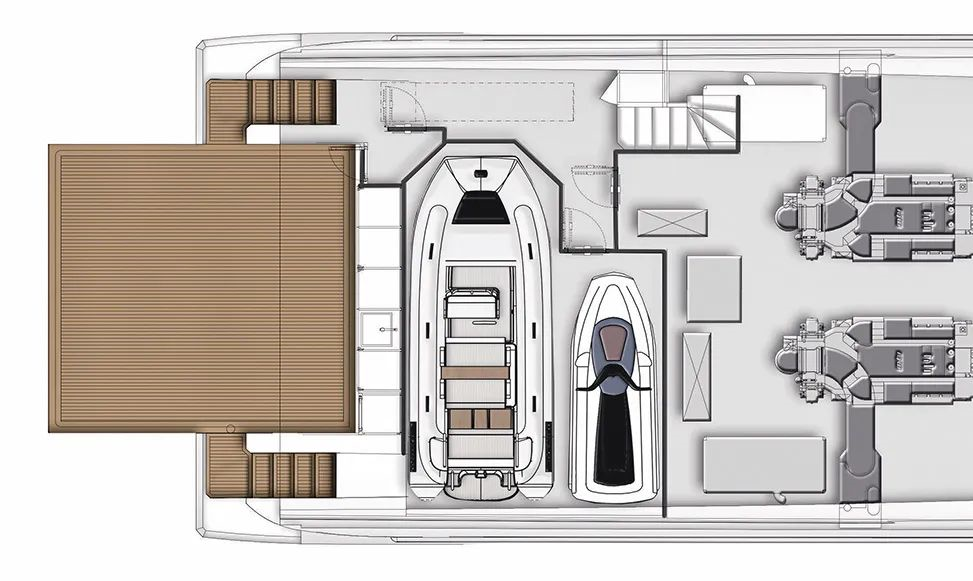 阿兹慕Azimut Grande 35 Metri超级游艇：时代艺术风格与空间的杰作