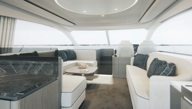 阿兹慕飞桥系列最新杰作Azimut 53 Fly,优雅诠释梦想乐章,
