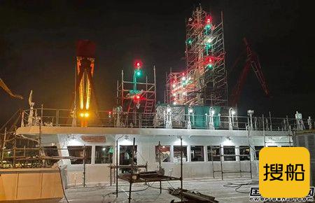 两船出坞!广船国际大战120天喜迎首捷