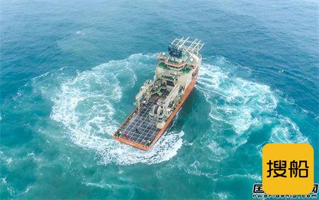 北船重工交付海富实业两艘海工作业船,