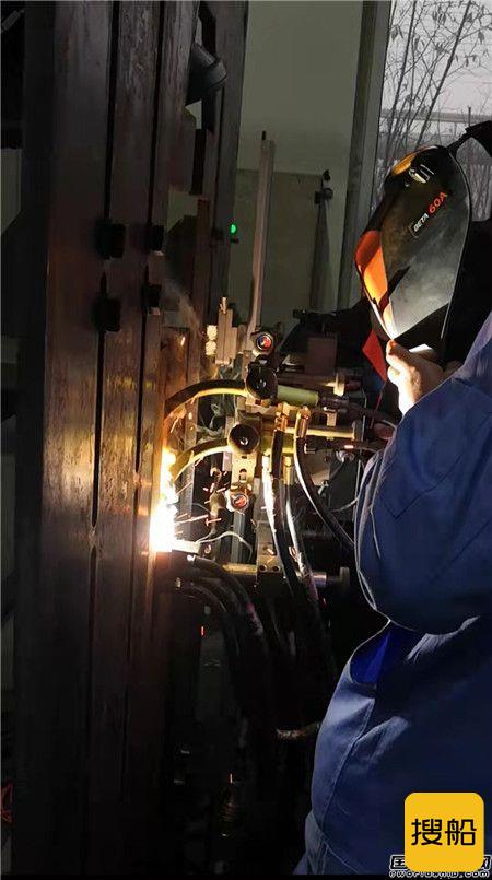 金宸科技双丝气电立焊设备成功在造船业投入使用,