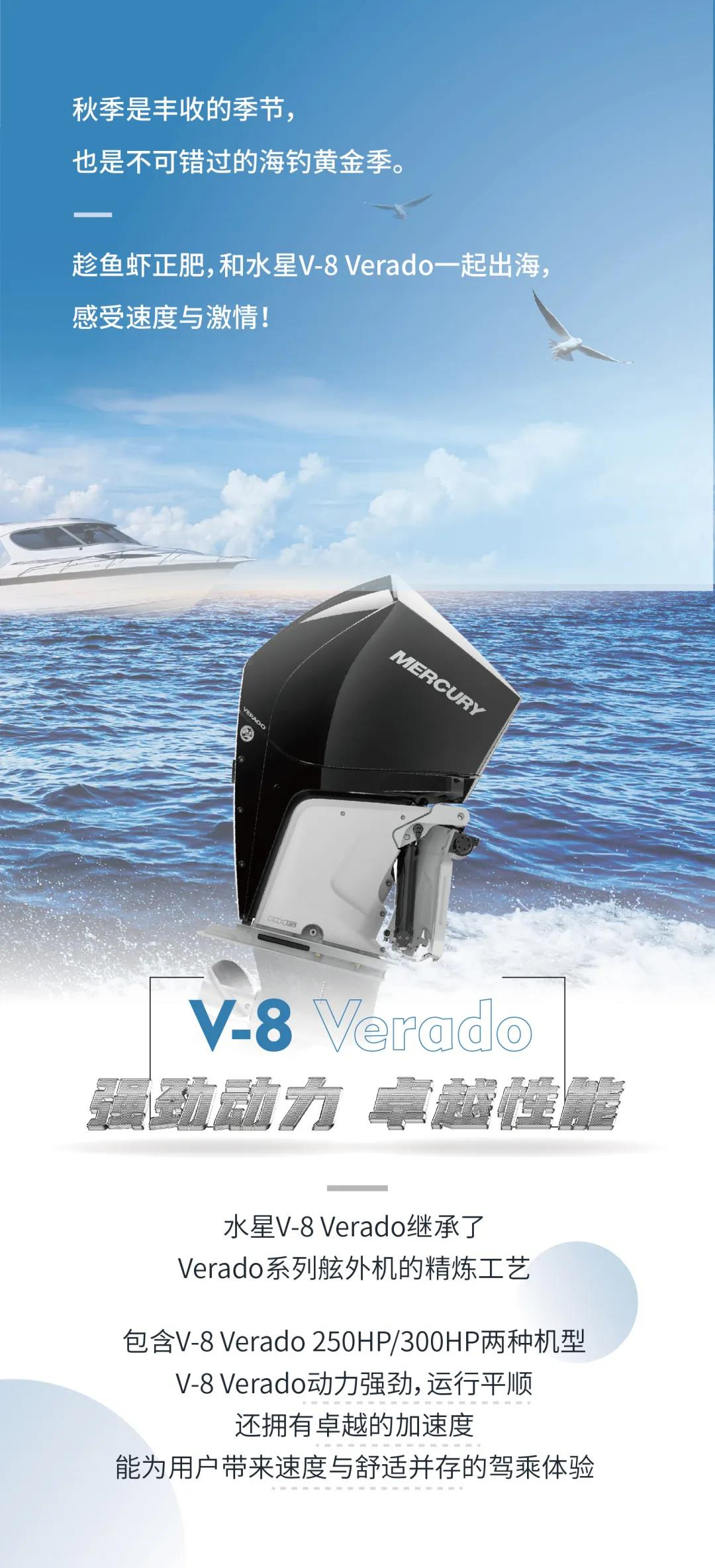 V-8 Verado海航大片出炉！与你共享秋日海钓