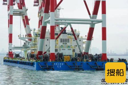  招商工业孖洲岛基地交付一艘2200吨起重船,