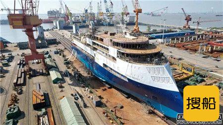  招商工业建造第5艘极地探险邮轮“海洋奥德赛”号下水,