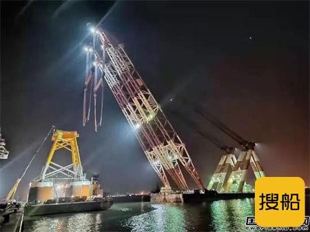 大船集团装备公司首次承接建造海上风电项目传捷报