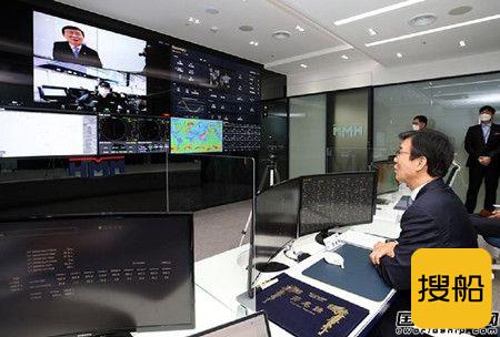 韩国政府官员到访HMM陆基船队控制中心了解船舶运营