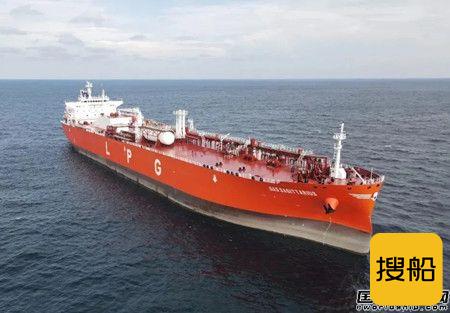 江南造船交付西南海运第4艘双燃料VLGC