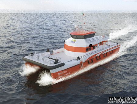 广船院再签2艘海上高速双体铝合金风电运维船设计合同