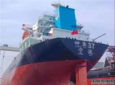 合兴船业建造33000吨双壳散货船“神鱼37”顺利下水,