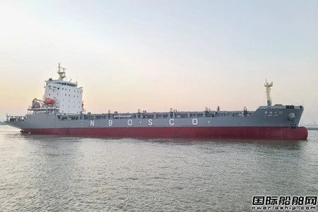  新扬子造船交付宁波远洋首制1000TEU集装箱船,